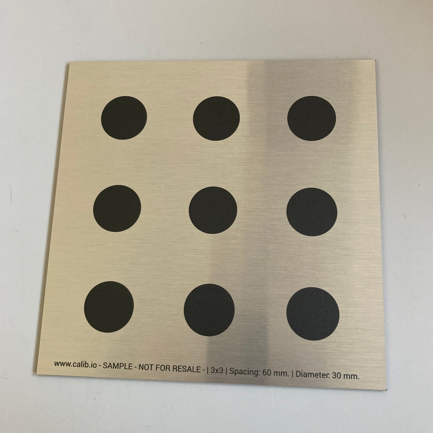 Passive thermal target samples