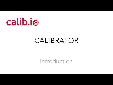 Calibrator introduction video